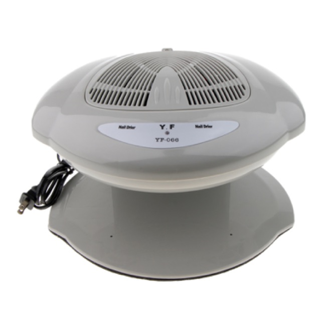 NAIL DRYER BESAR ABU ABU PREMIUM NAIL POLISH KIPAS PENGERING KUTEK BIASA / kipas pengering kutek salon dingin dan panas NAIL POLISH DRYER FAN