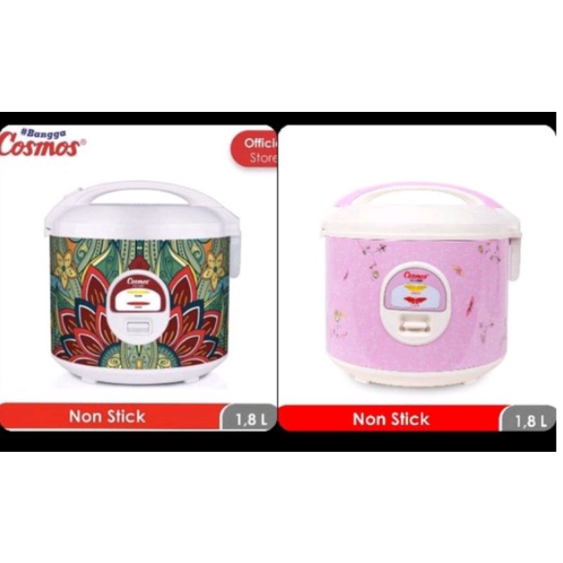 Cosmos rice cooker 1.8 liter 3301