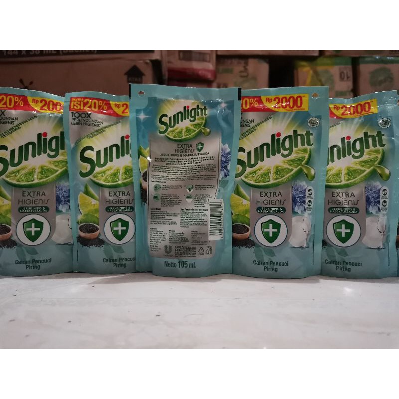 Sunlight 105ml x 6 PAKET HEMAT &amp; 210ml x 3