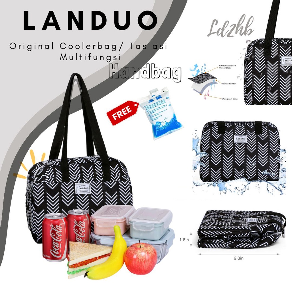 7.7 BIG SALE !! TAS ASI IBU / TAS COOLERBAG / LUNCH BOX ORIGINAL LANDUO LD2HB