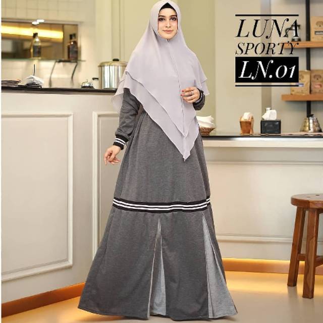GAMIS SYARI LUNA SPORT by ATHAYA HIJAB