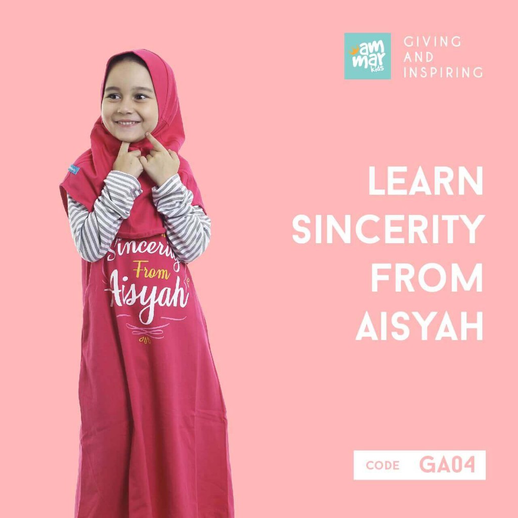 eStore - Gamis Anak Muslimah Ammar Kids - GA 04 A