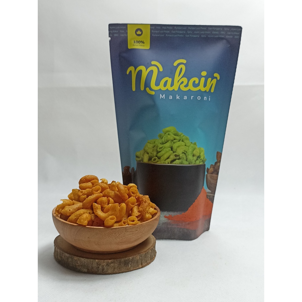 

Camilan Makaroni Makcin Spicy (150 gram)