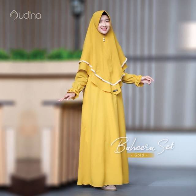 Baheera set ORI Audina/gamis set premium/Gamis set Sale/Audina Indonesia