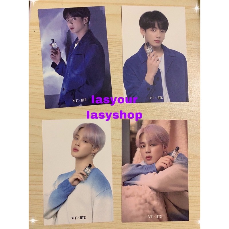 (Ready) PC Postcard Official BTS x VT Parfum Jungkook Jimin