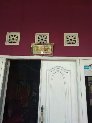 Kaligrafi Kulit Kambing Assalamualaikum-ukuran 20cmx40cm-bingkai Kayu -kaligrafi Salam-lk2019