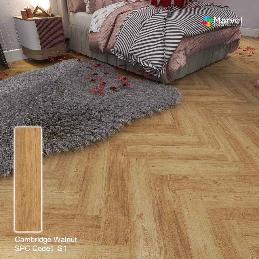 MARVEL SPC FLOORING HERRINGCORE 4MM+1MM IXPE FOAM SPC KLIK