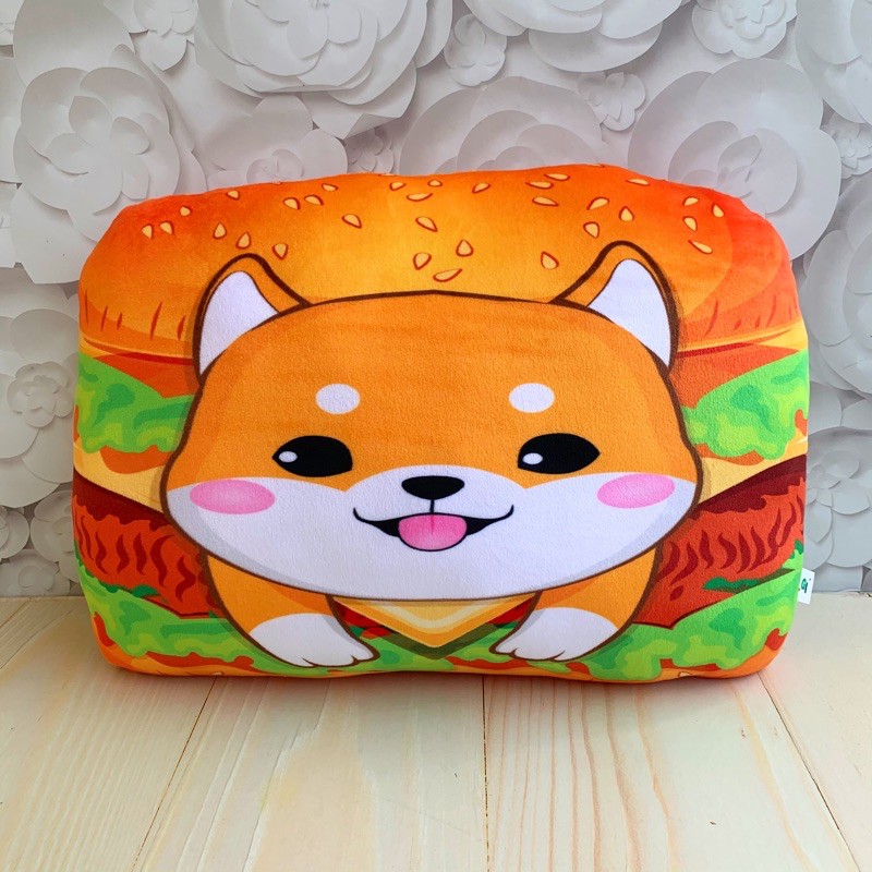 [SALE] Bantal Cute Shiba Dog in Burger