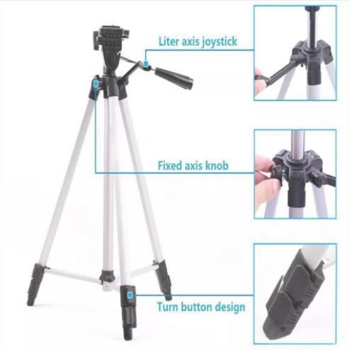 TRIPOD 330A KOKOH &amp; BERKUALITAS KAMERA CAMERA HANDYCAM FREE HOLDER