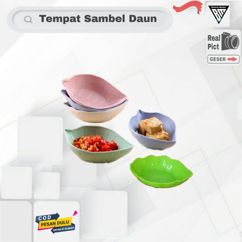 Mangkok Sambel Model Daun