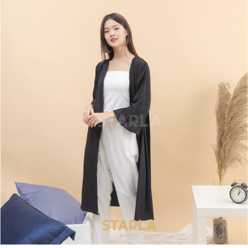 CARDIGAN LONG OUTER OUTWEAR BASIC POLOS KARDIGAN OVERSIZED WANITA RIVERA JAYA HEBAT