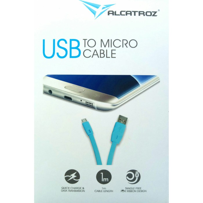 Cable Charger USB Alcatroz To Micro USB With Quick Charge 3.0