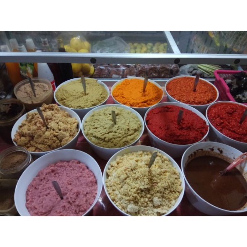 

bumbu giling fresh sudah asin dikit dan aroma beda dari yang lain ajib