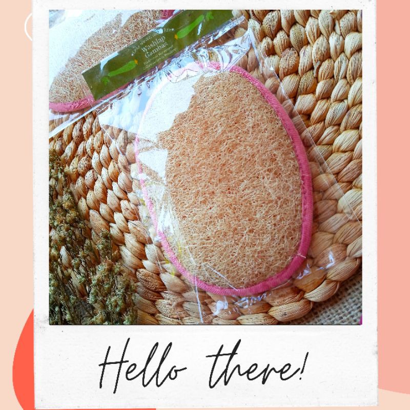 LOOFAH SPONGE MANDI WASLAP GAMBAS OYONG PENGGOSOK BADAN
