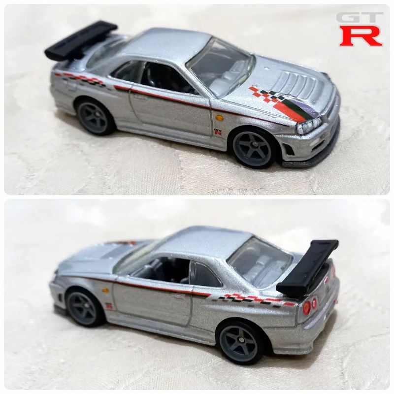Hot wheels Hotwheels Nissan skyline GTR R34 BNR34 ER34 Spoiler Plastik Nismo NO THS STH