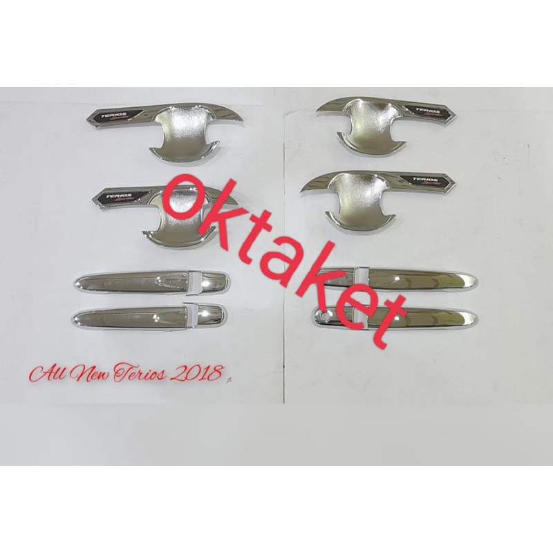 paket outer handle All new Rush Terios 2018 2020 2022 Activo Chrome