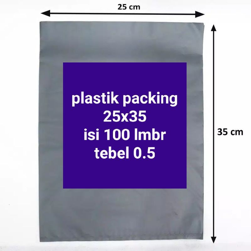 

iDk90 Kantong Plastik packing online shop HD TANPA PLONG 25x35