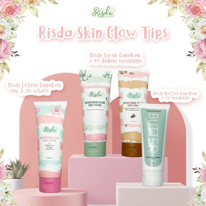 BODY SCRUB RISDA SKIN GLOW RSD (LULUR BADAN RSD)