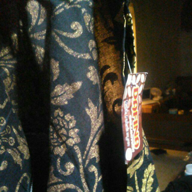 Couple Gamis Busui Batik Full Prada Gold