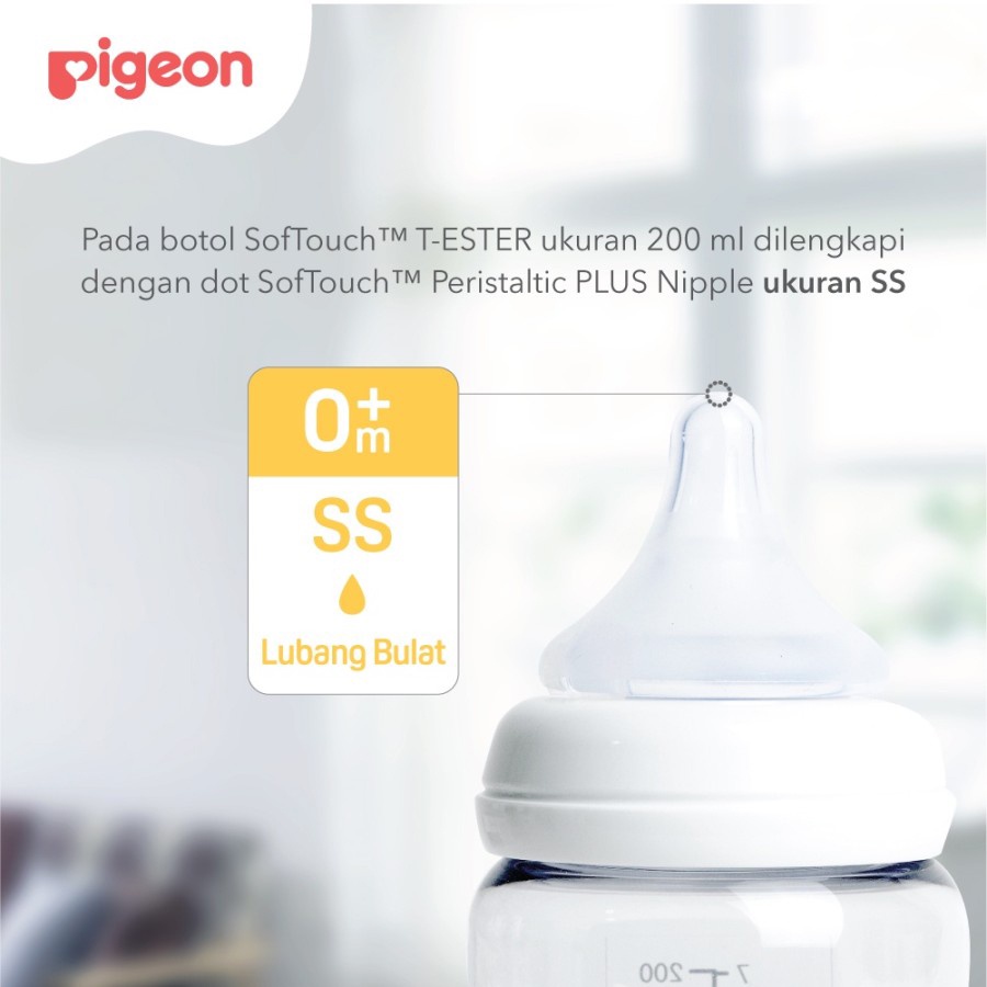 PIGEON BOTTLE T-ESTER WIDE NECK 200ML