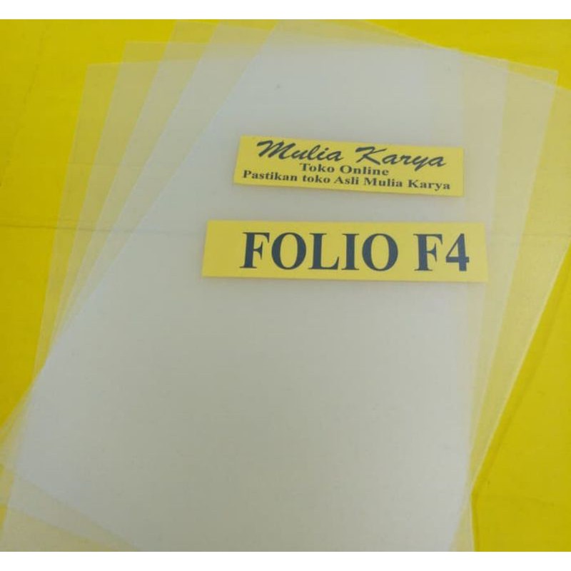 

Plastik Mika Doff Folio F4 0.3