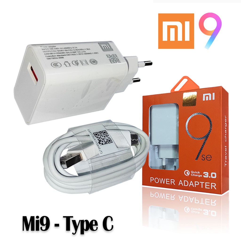 CHARGER XIAOMI MI9 ORIGINAL 5.8A CASAN HP FLASH CHARGE TRAVEL ADAPTOR CHARGE