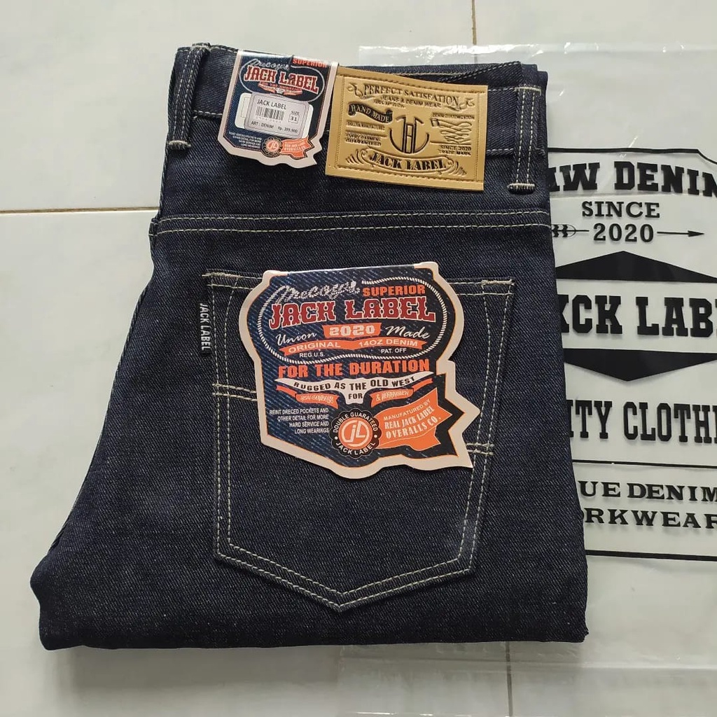 Celana Jeans ori Selvedge Denim Jeans Panjang Oraqle | Arteesan | Jack Label | Afcro Termurah