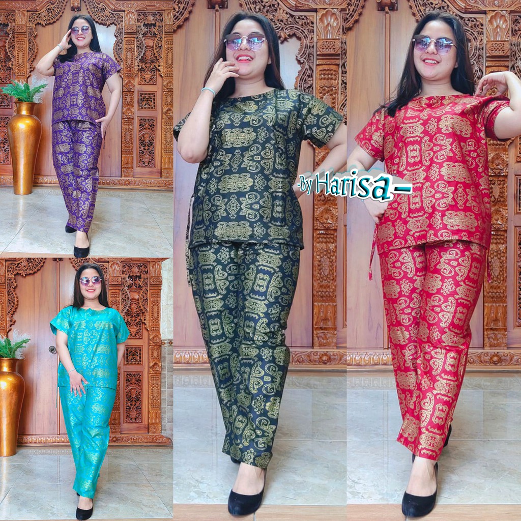 Babydoll Jumbo Dinar Panjang XXL Katun Premium 02