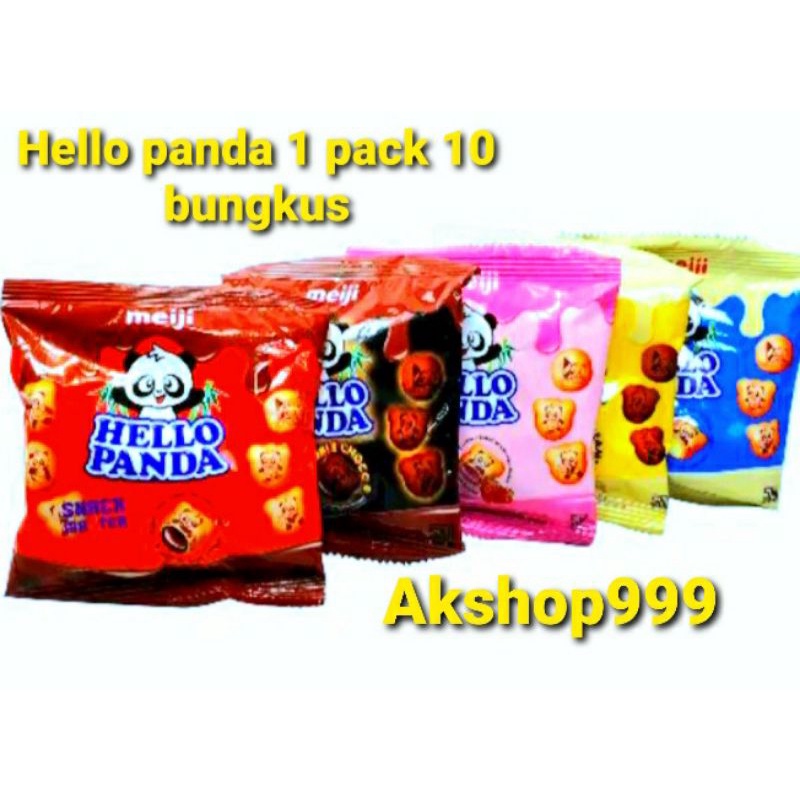 

Hello Panda Biskuit 1 pack 10 bks ( Coklat )