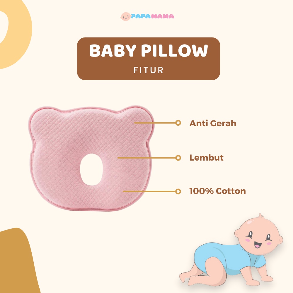 Papamama Newborn Baby Pillow