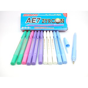 

Pulpen/Pen/Bolpen Standard AE 7 0.38 mm Warna Tinta Hitam/Biru/Merah
