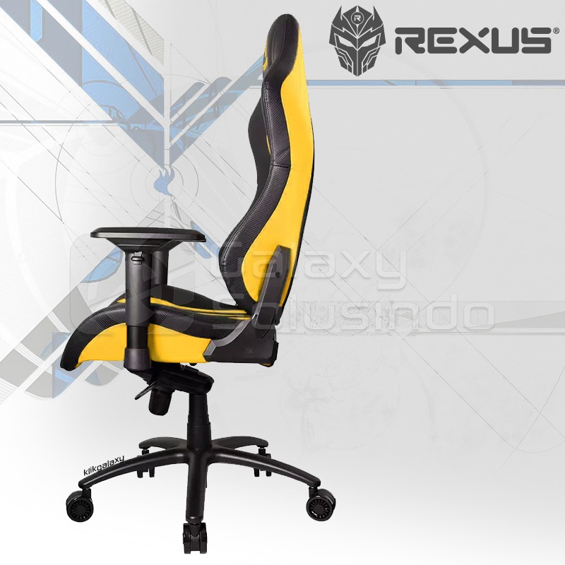 Rexus RGC RC2 Raceline Ultimate Gaming Chair - Yellow Kuning