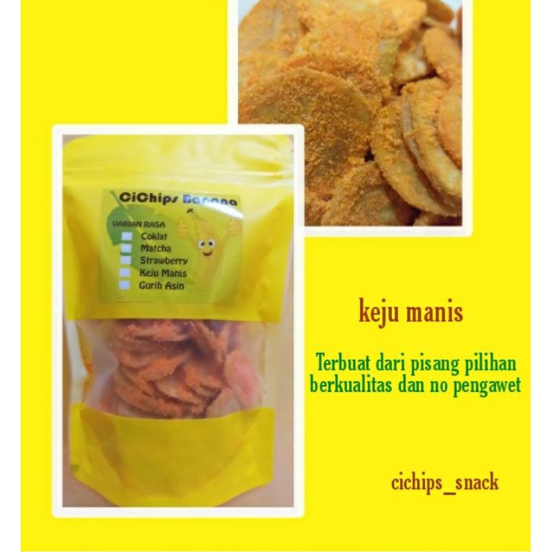

keripik pisang keju manis /keripik pisang lampung