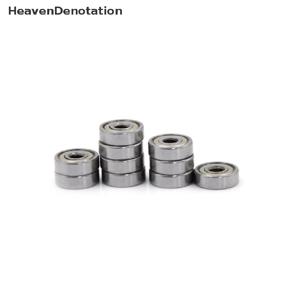 (Heavendenotation) 10pcs 625zz Miniatur Bola Bearing Radial Metrik Bahan Karet + Metal