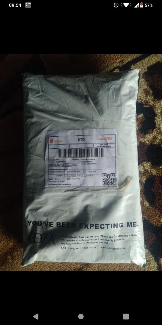 Odza Baju Batik Pria / Kemaja Batik Pria Lengan Pendek / Modern Slimfit Aryasetya