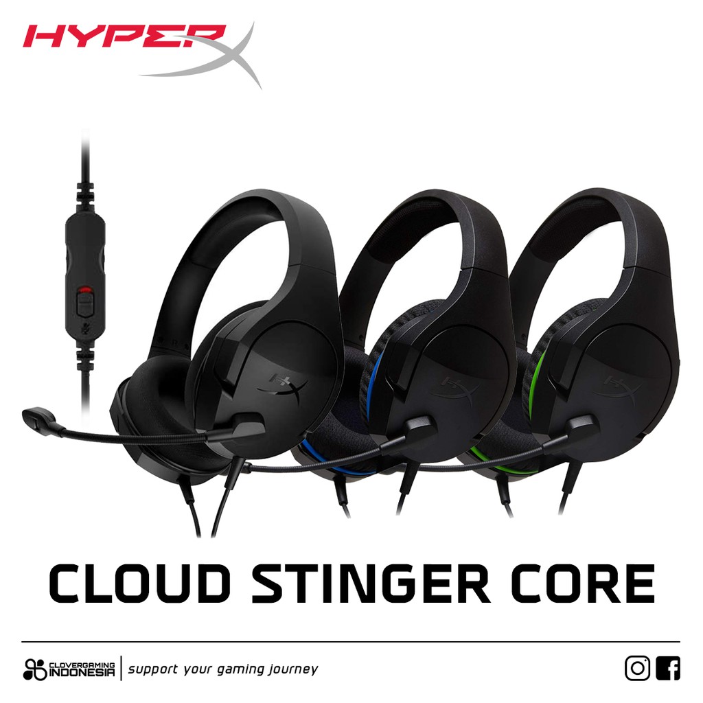 HyperX Cloud Stinger Core - Original Garansi Resmi - Headset Gaming