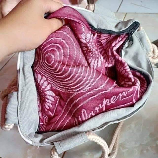 Tas Tote unicorn 3D tali sumbu tebal ada seleting nya Tote bag by zellshop