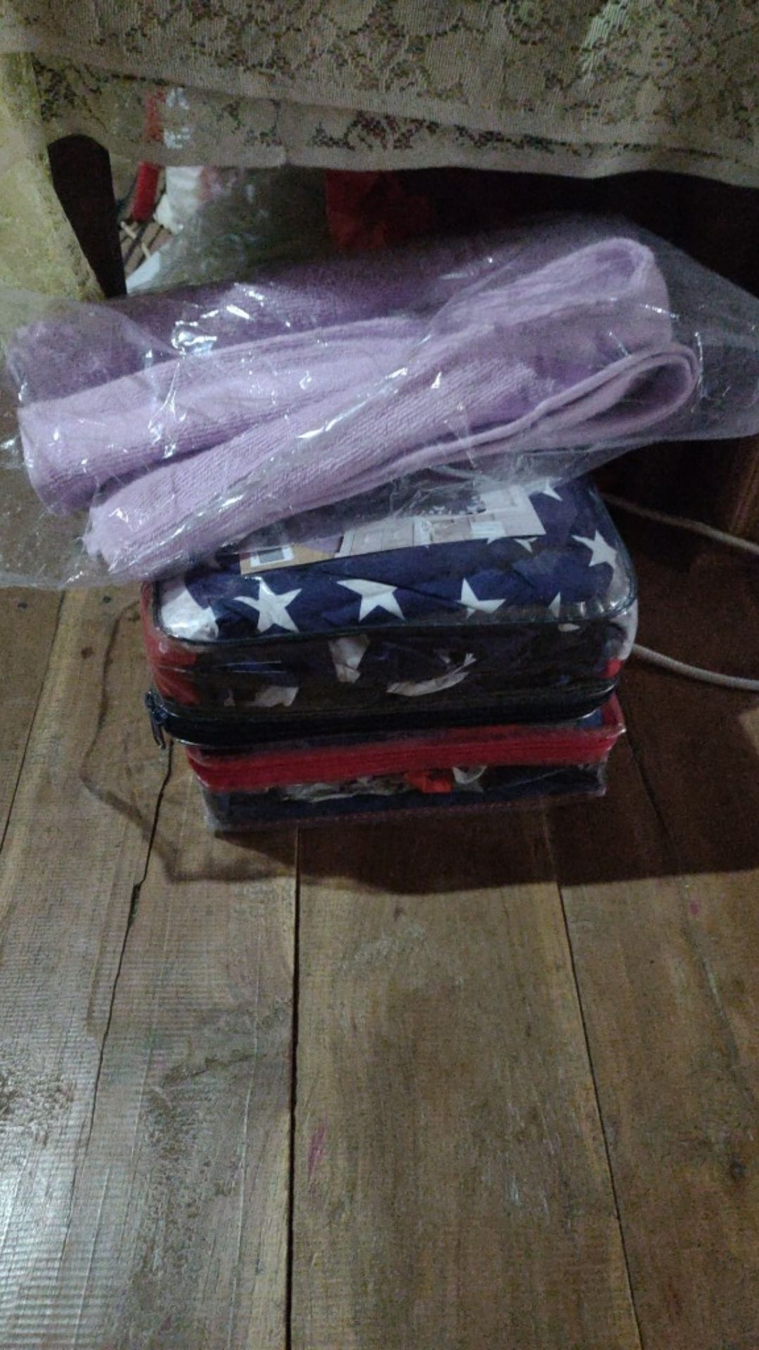 Id. California - Sprei Rumbai King Star And Stripe / Usa