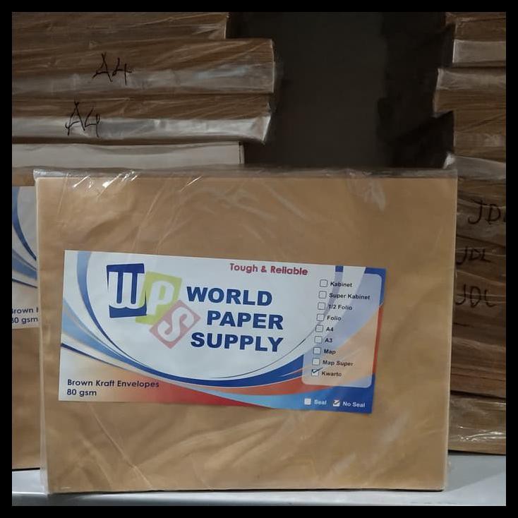 

Amplop Coklat Quarto 80Gsm