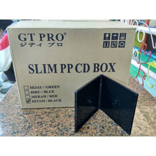KOTAK CD/CASE CD GT PRO HITAM