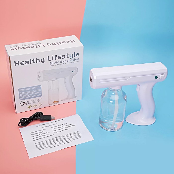 Healthy Lifestyle Atomizer II Nano Spray Gun Mist Semprot Disinfektan