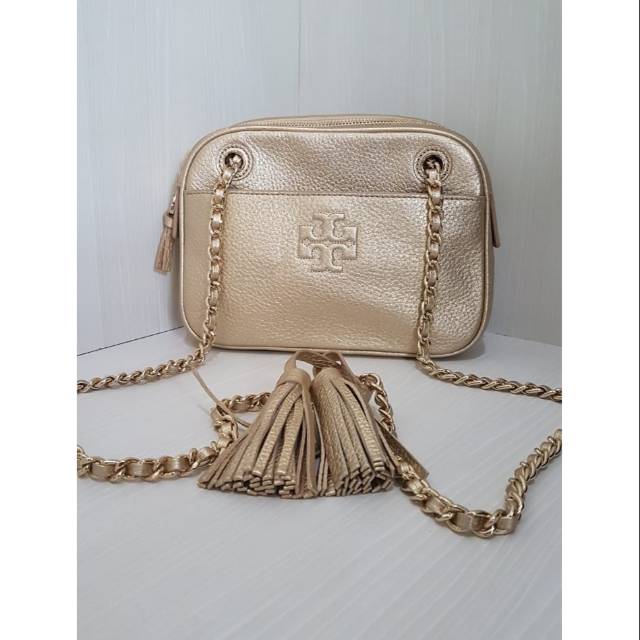 tory burch bag with gold chain