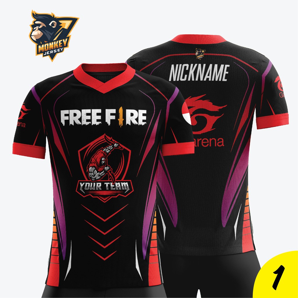 Bayar Di Tempat Jersey Esports Freefire