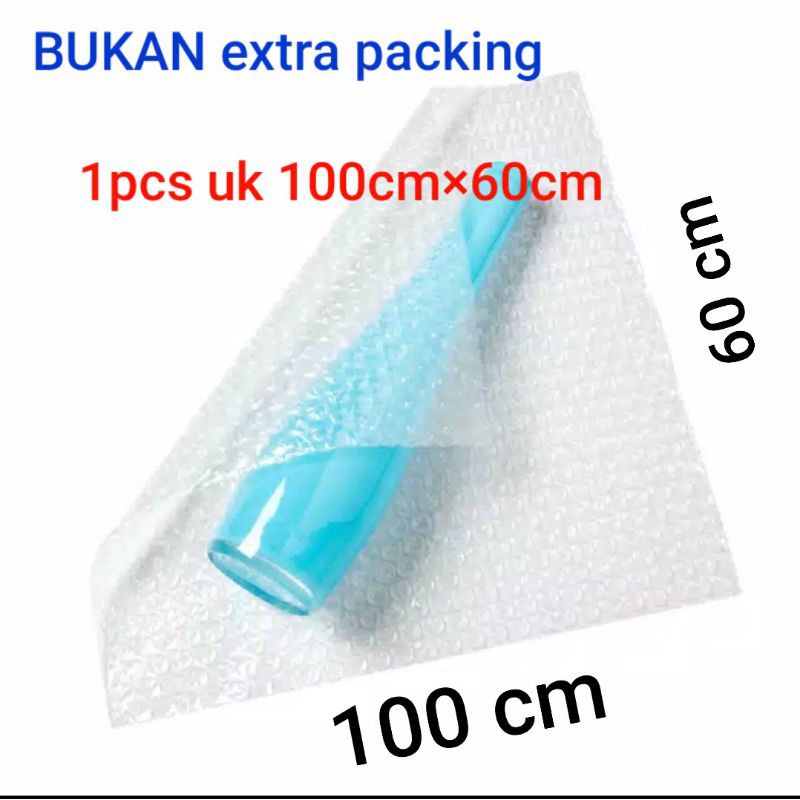 

BUBBLE WRAP ecer kecil UKURAN 60cm × 100cm