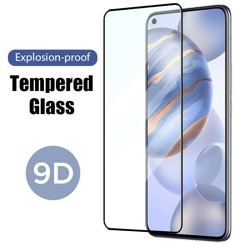 9D full Cover protective Glass for honor 9X 8x 7X 10X X10 30 20 10 Lite pro Screen Protector for huawei P30 P40 P20 Lite E glass