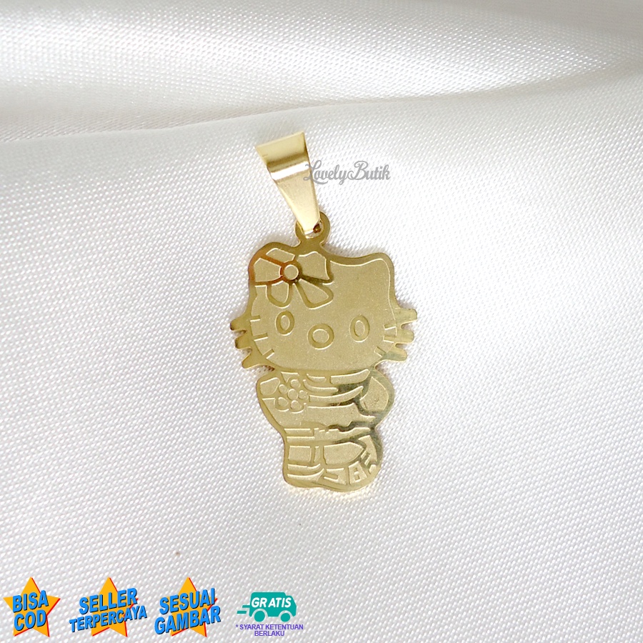 Lovelybutik - Liontin Anak Titanium Anti Karat - Liontin Lucu Anak Tanpa Kalung Titanium Model Terbaru Cutie Shoes