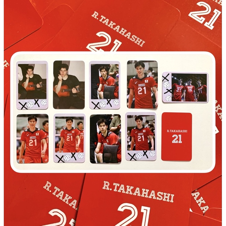 RAN TAKAHASHI PHOTOCARD PC [RYUJIN NIPPON] VOLLEY JAPAN