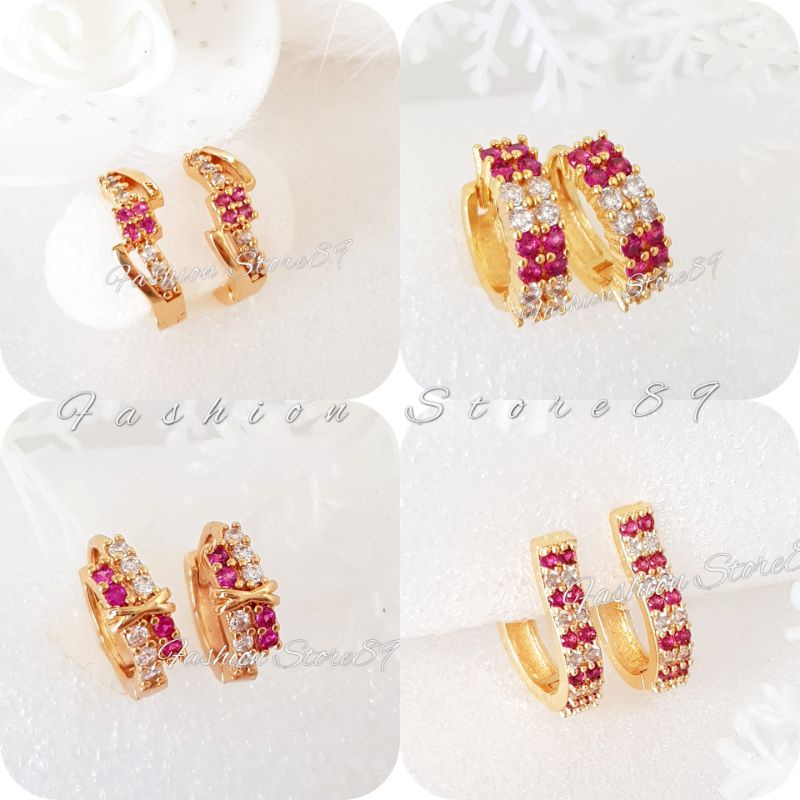 Anting Jepit Xuping All Varian Impor Fashion Dewasa Bestseller