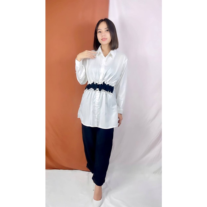 Tq88indonesia Fashion Baju Stelan Wanita Terbaru / Set Kira / Stelan Cewek / Busana Casual Cewek / Ootd / Oufit Kasual Kekinian