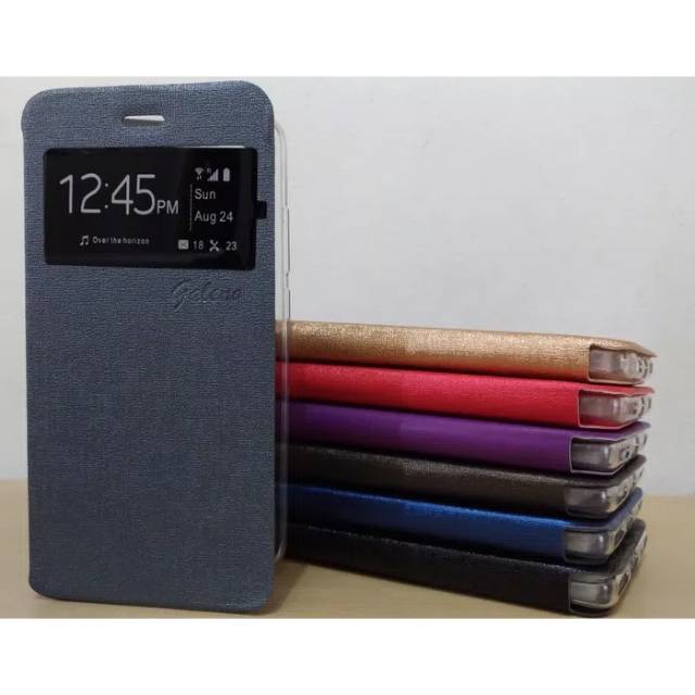 Casing Flip Case Flip Cover Leather Case Sarung Hp Oppo F1f A35